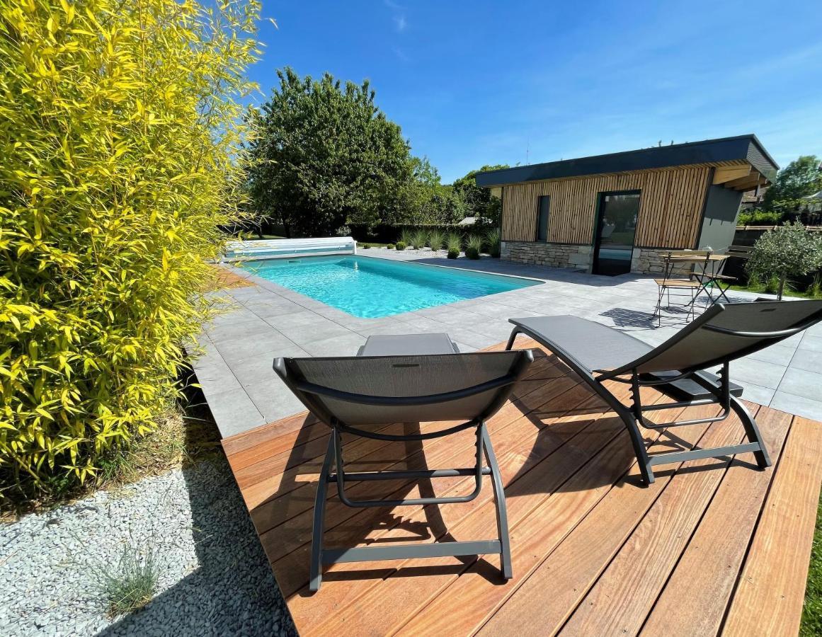 Sejour Detente - Appart'Hotel N 1 Avec Jaccuzi, Piscine Et Petit-Dejeuner Chouzelot ภายนอก รูปภาพ